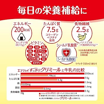 Amazon.co.jp: 森永 栄養補助飲料 すっきりクリミール ぶどう味